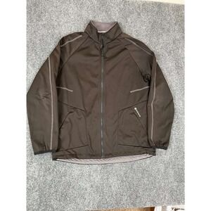EUC Sunice Chase Zephal Elite Waterproof Stretch Woven Jacket Mens Large Brown